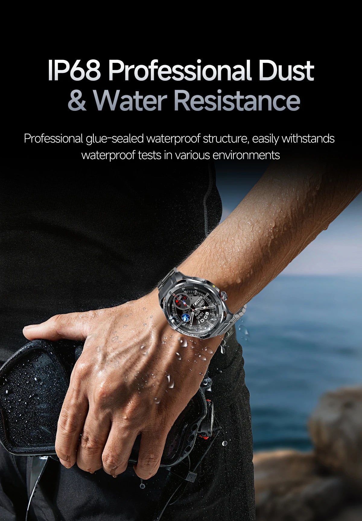 2026 New ECG+PPG Body Fat Analysis Health Smart Watch Uric Acid BP Blood Oxygen Bluetooth call Sports Smart Watch For Men Women