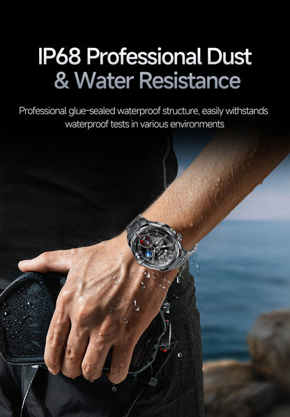 2026 New ECG+PPG Body Fat Analysis Health Smart Watch Uric Acid BP Blood Oxygen Bluetooth call Sports Smart Watch For Men Women