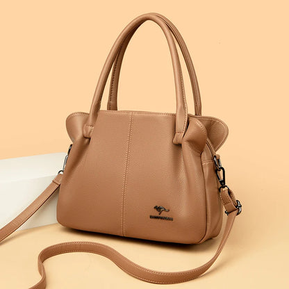 Luxury Designer Women's Handbag Soft Leather Large Capacity Purses and Handbags Casual Shoulder Bags Sac A Main Ladies Tote Bag
