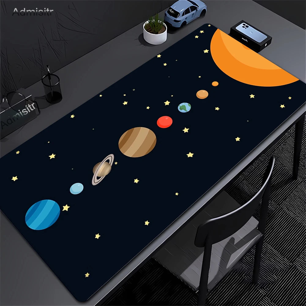 Solar System Planets Mouse Pad Large Computer XXL MousePads Keyboard MouseMat Gamer Soft Office Carpet Desk Mat Long Mouse Pads