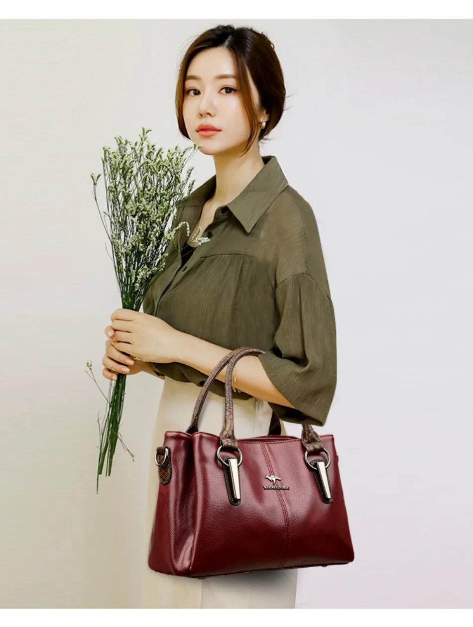 Luxury Handbags Women Bags Designer Soft Leather Shoulder Crossbody Bags for Women 2024 Elegant Large Capacity Tote Handbags Sac