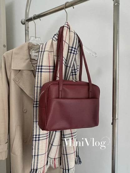 CGCBAG Vintage Designer Luxury Women Tote Bag Casual Lage Capacity Female Shoulder Bag High Quality PU Leather Ladies Handbags
