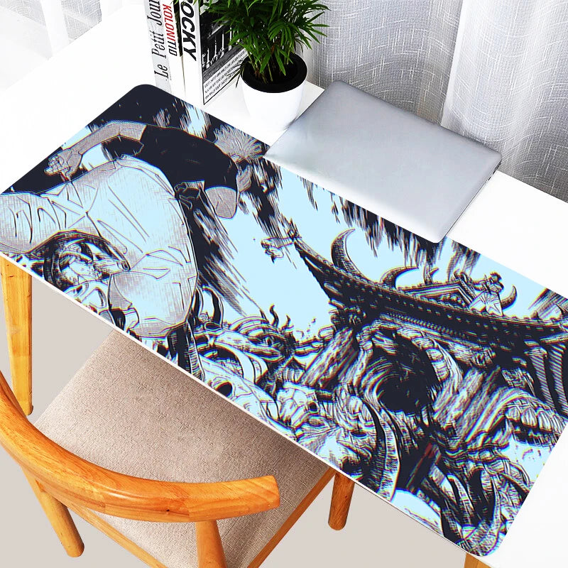 Mouse Pad Laptop Purple Japan Anime Gojo Mousepad XXL Non Slip Keyboard Rug PC J-jujutsu K-kaisen Extended Desk Mat For Boy Gift