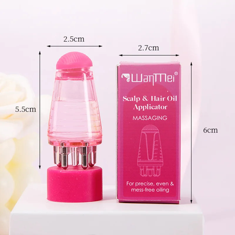 6ML Scalp Applicator Liquid Comb Essential Oil Portable Mini Massage Hair Growth Serum Oil Nourish Comb Hair Root Care Tools