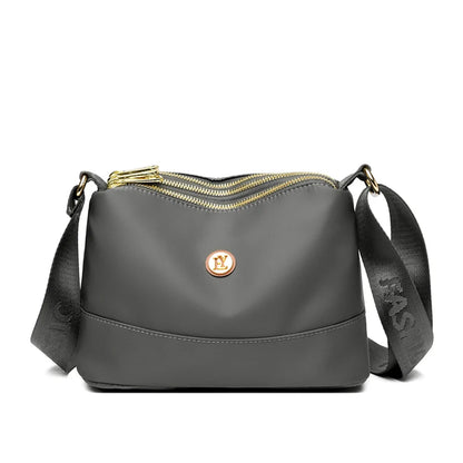 High Quality Women's Waterproof Nylon Multilayer Crossbody Bag Ladies Large Capacity Handbag Purse Female Shoulder Bags 3 Layers