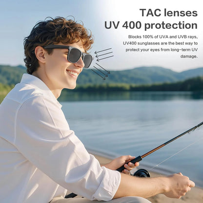 2025 Smart Glasses 32GB Memory with Camera Sunglasses Mini Camera Video Translation Bluetooth Call Anti-blue Glasses Man Women