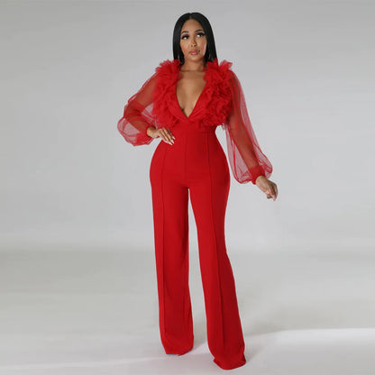jumpsuits women pants summer jumpsuit women one pieces 2025 clothes for woman jumpsuits woman elegant outfits full pants