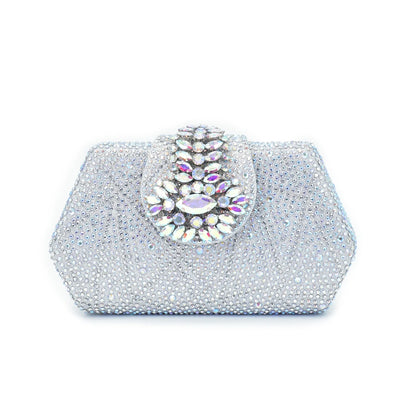 New Fashion Italian Design Rhinestone Pointed-Toe High Heel Shoes & Matching Bag Set Shoe and Bag Set for Nigeria Party Italy