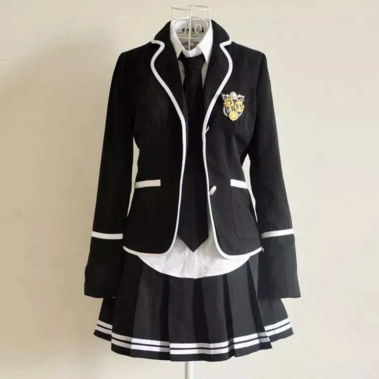 Student Long Sleeve Chorus School Uniform Junior High School Boys and Students Students Japan and South Korea JK Uniform Set