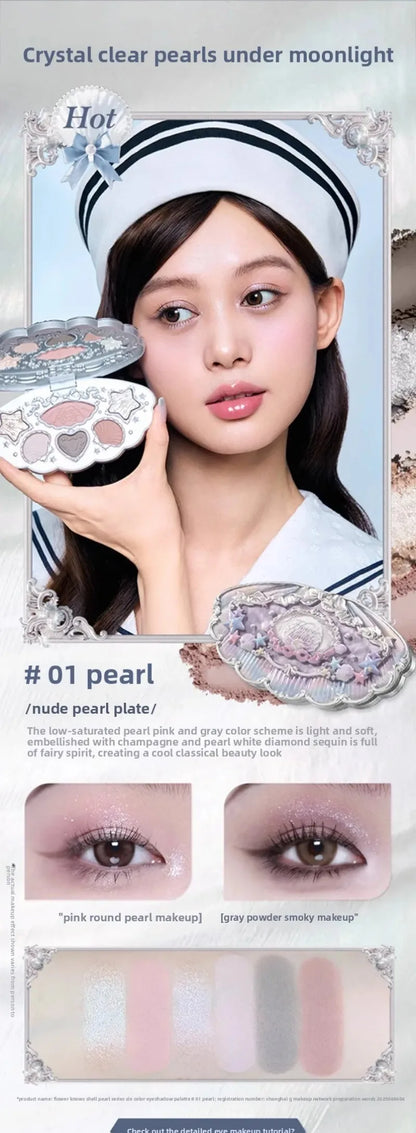 Flower Knows All In One Makeup Set Gift Box Garden Cushion Cream Foundation Matte Blush Long Lasting Velvet Lip Cream With Bag