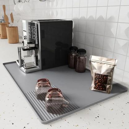 Silicone Coffee Mat Tamper Pad Heat Resistant Coffee Countertop Protector Anti-spill Under Coffee Maker Espresso Machine Pad