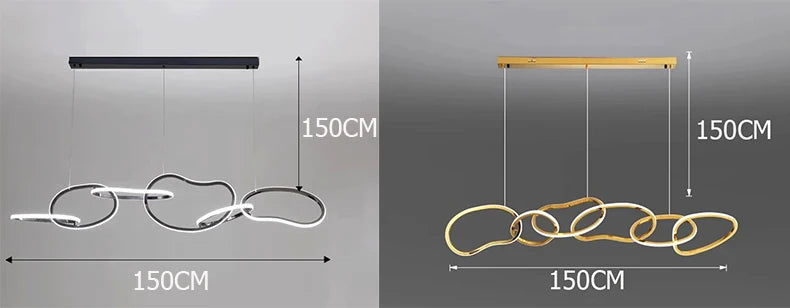 Modern home decor led lights pendant light lamps for living room Chandeliers for dining room hanging light indoor lighting