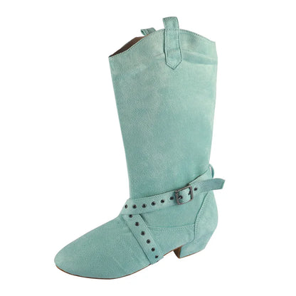 Customized Heel Practice Boots Half Boots Line Dance Boots Soft Suede Bottom Ballroom Party Dance Shoes Black Boots Dancing