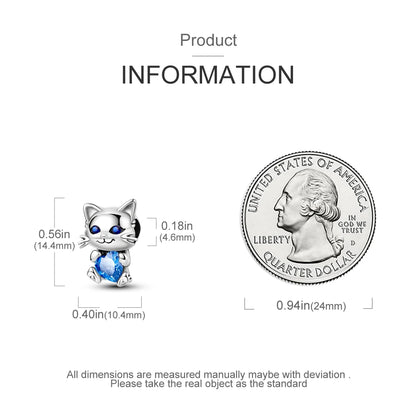 2026 Hot Sale Luminous Firefly Charms Beads 925 Sterling Silver Owl Cat Love Dangle Fit Original Bangle Bracelets DIY Jewelry