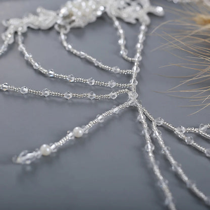 Bridal Jewelry Diamond Shoulder Chain Crystal Necklace Bolero Bridal Covered Body Chain Wedding Accessories Women Shrugs SG10
