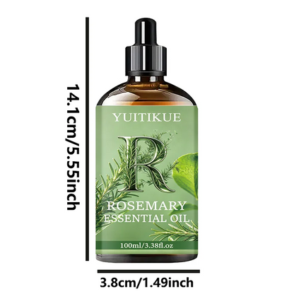 Rosemary Essential Oil Nourish Scalp Strengthen Hair Hydrating Skin Massage Oil Natural Aromatherapy Daily Body Hair Care