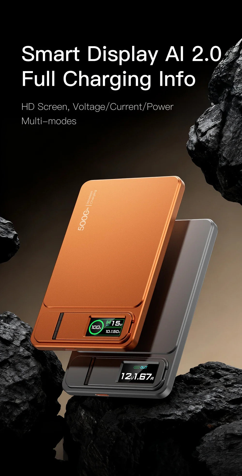 10000mAh Magnetic Powerbank 15W Wireless Power bank PD 20W Fast Charing External Battery For MagSafe iPhone 12-17 Pro Watch
