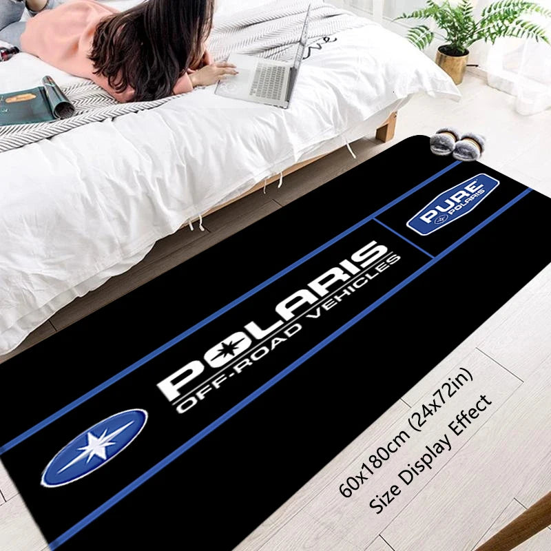 Entrance Doormat Balcony Rugs Living Room Carpet Polaris Motorcycle Foot Mats Bath Rug Floor Mat Ideal Gift Non-slip Home Decor