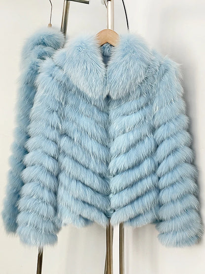 OFTBUY Custom Luxury Long Full Real Fur Coat for Women Streetwear Thick Warm Winter Real Fur Overcoat High-End Custom Outerwear