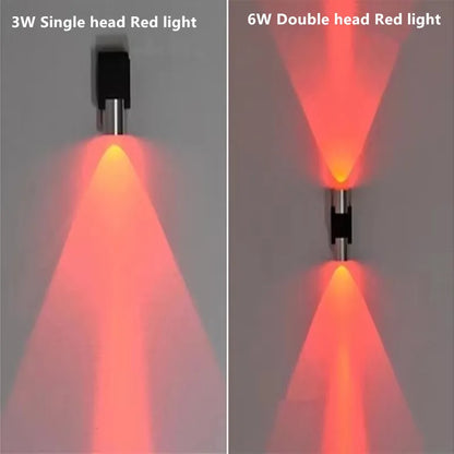 Indoor LED wall lamp 3W 6W aluminum lighting bedroom living room decoration corridor bar KTV lamp corridor wall lamp A85-265V