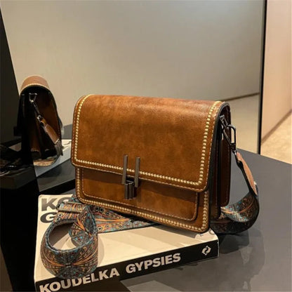 Mini Cross-Body Bags for Women, Adjustable Strap, Small Square Design Purse, Fashion Shoulder Bag, New Designer Mini Leather Bag