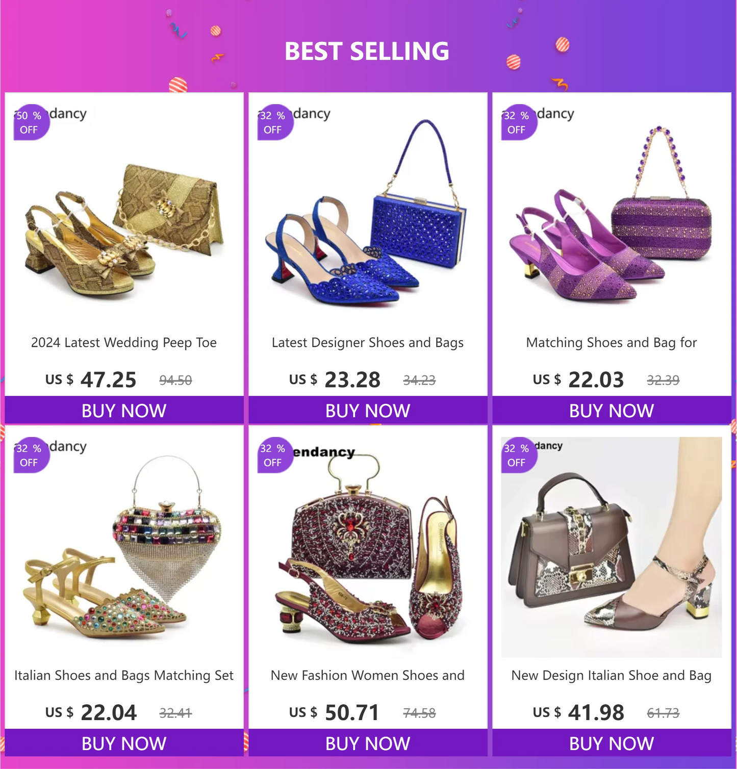 New Design Women Shoes and Bags To Match Set Nigeria Party Italian Shoe and Bag Set for Party in Women Rhinestone Women Pumps