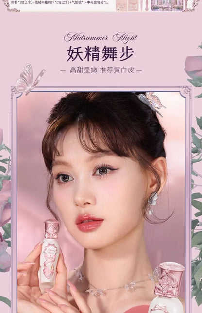Flower Knows Set Midsummer Fairytales Make up Gift Box Eye Brow Palette Powder Blusher Eyebrow Concealer Lipgloss For Women