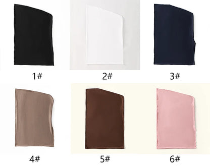 New Modal Jersey Instant Hijab Woman Muslim Underscarf Caps Cotton Stretch Hat Islam Turban Bonnet Foulard Headscarf Headband