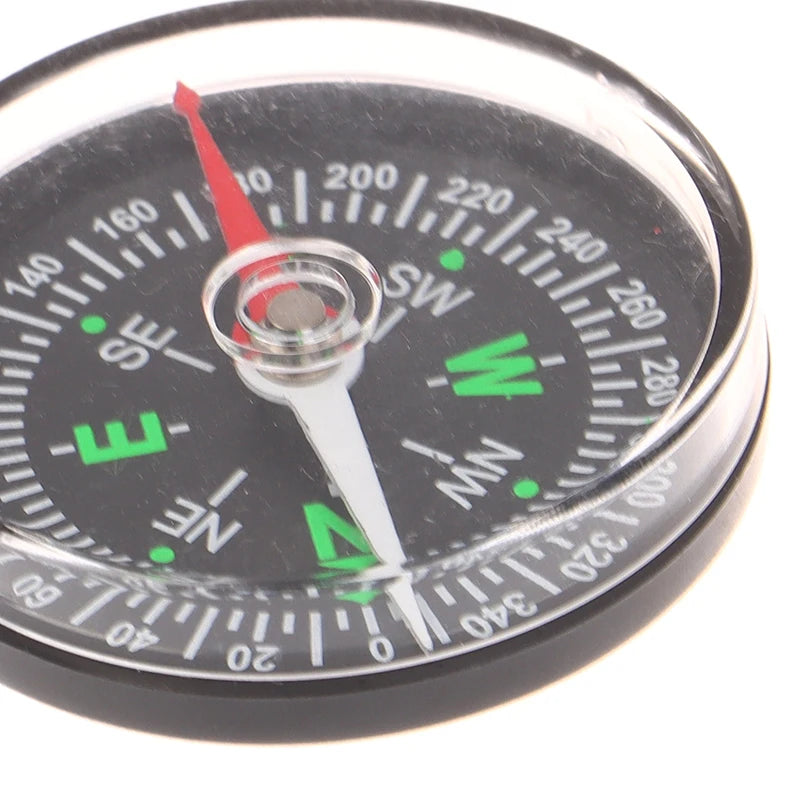 35/40MM Handheld Compass ABS Camping Pocket Compass Portable Navigation Climbing Riding Children Gift Outdoor Survival Gear