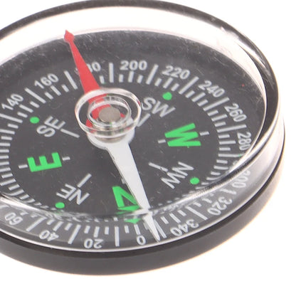 35/40MM Handheld Compass ABS Camping Pocket Compass Portable Navigation Climbing Riding Children Gift Outdoor Survival Gear