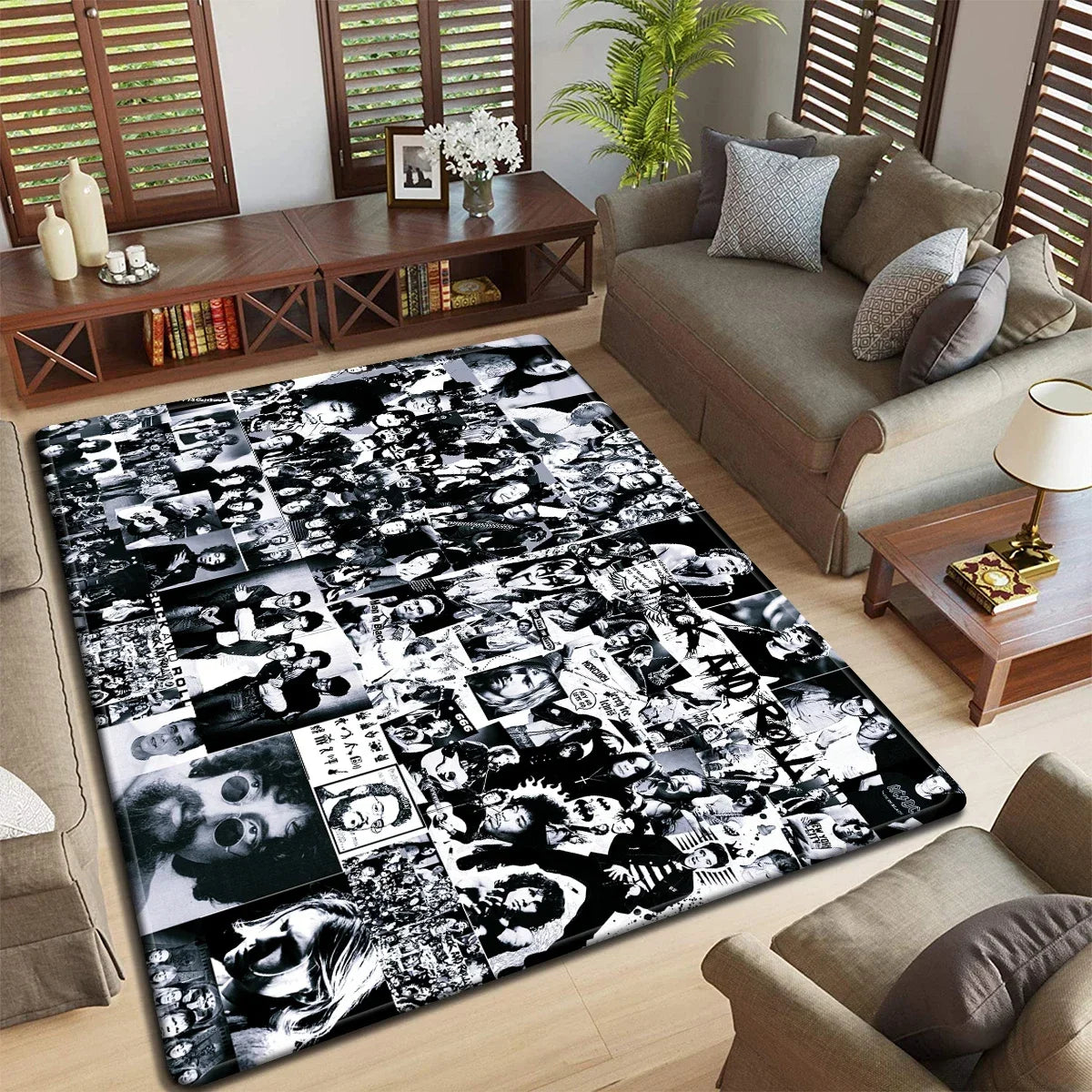 Band logo Music Rock and Roll logo Pattern Carpet Kitchen Mat Doormat Bedroom FloorDecoration LivingRoom Bathroom Anti-slip Rug