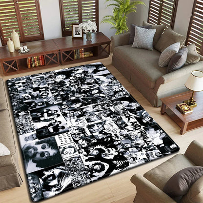Band logo Music Rock and Roll logo Pattern Carpet Kitchen Mat Doormat Bedroom FloorDecoration LivingRoom Bathroom Anti-slip Rug