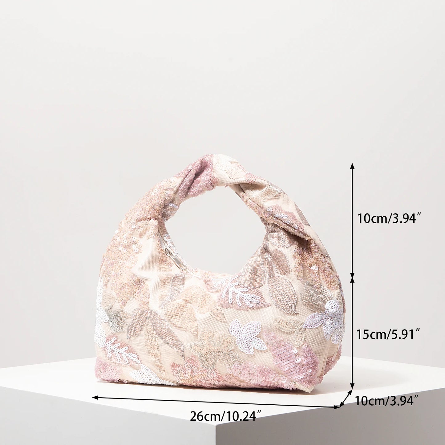 Luxury Sequin HandBags For Ladies，Floral Bag，Prom Bag，Prom Dresses For Women，Prom Accessories，Bridal Party，Bag For Women Elegant