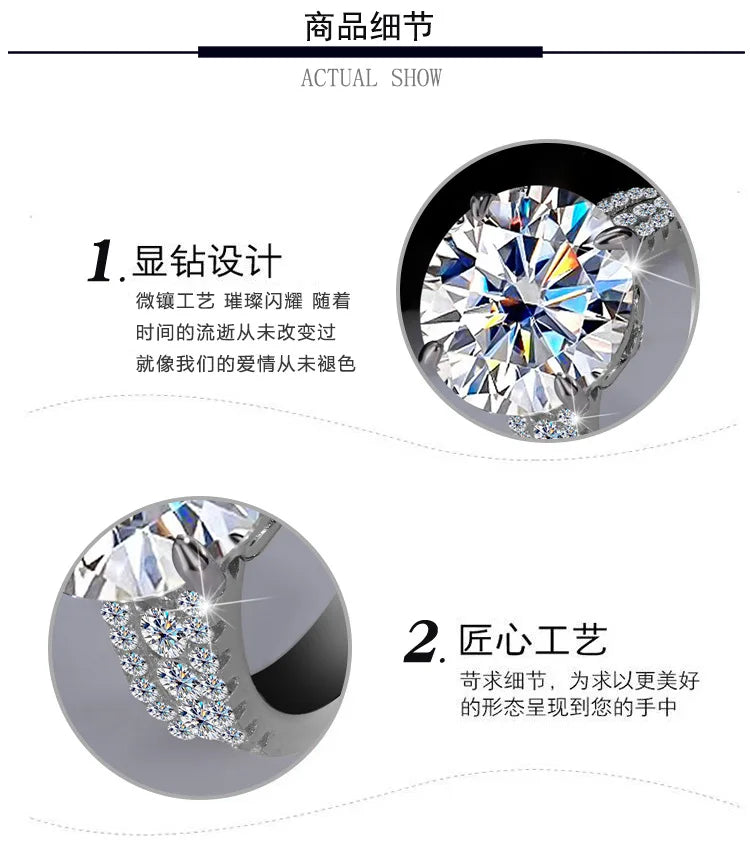 10Ct Pigeon Egg Moissanite Ring for Her: PT950 Platinum Band, Luxury Extra Sparkly Design, Large Stone Women's Statement Ring