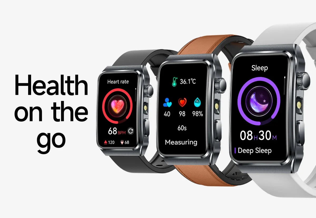2025 New Nursing Grade ECG+PPG Pulse therapy Smartwatch Men Blood lipid Uric acid Bluetooth call Health Bracelet For Android iOS