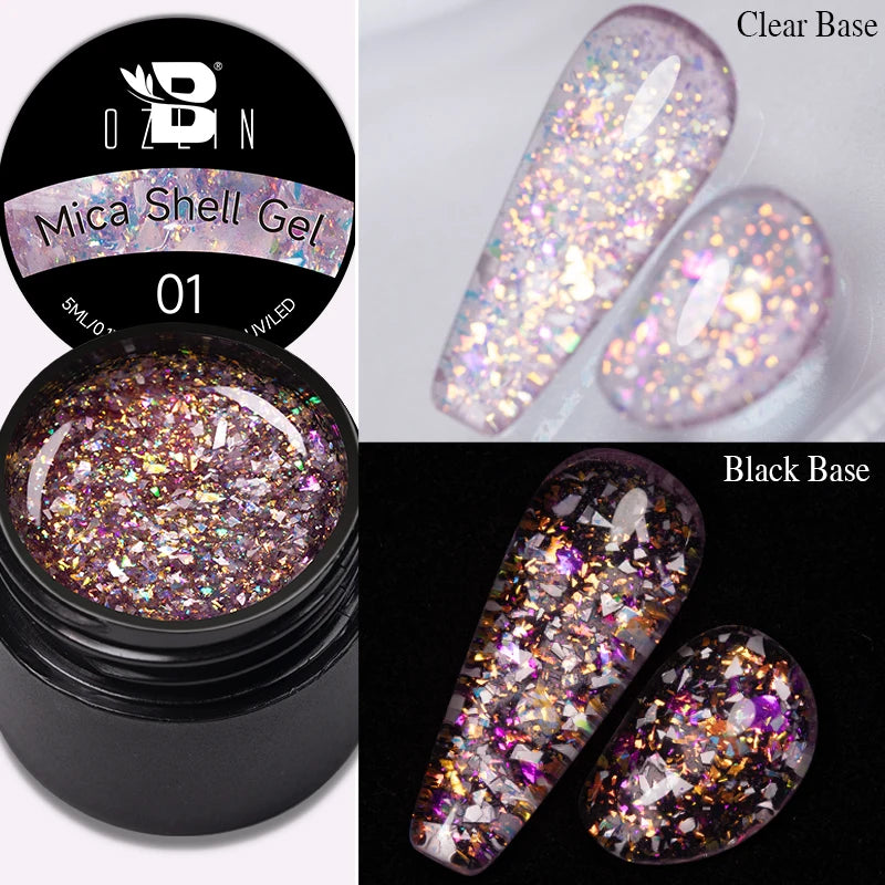 AWStorG 5ML Colorful Laser Cat Magnetic Gel Blue Glitter Shine Soak Off  Semi Permanent  UV Gel Nail Art Varnish Nail Supplies