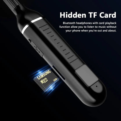Neck-mounted Bluetooth Headphones Bluetooth 5.4 Low-latency For Gaming And Music Dual-mode Card Slot TF Card Headphones NEW