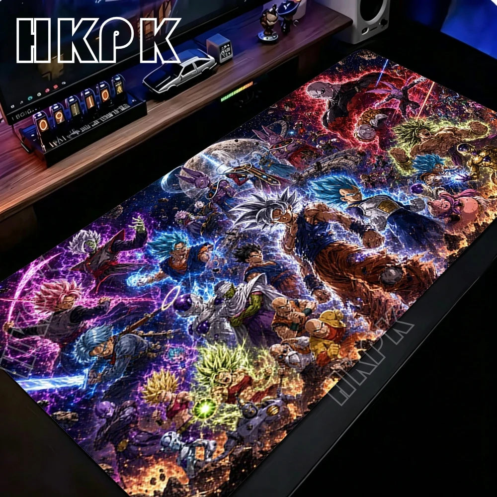 Anime Keyboard Gaming Accessories Laptop Office Carpet XXL Durable Gamer Mousepad Cool Dragon Ball Super Rubber Non-slip Deskmat