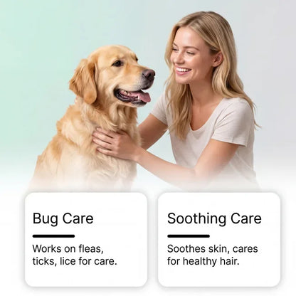 Pet Flea Tick Repellent For Dogs Cats Daily Pest Control Soothing Gentle Care External Parasite Treatment Pet Supplies