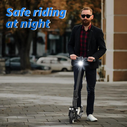 Electric Scooter, 500W Powerful Motor & 22MPH Top Speed, 28 Miles Range, Folding E Scooter with Dual Braking for Teens and Adults