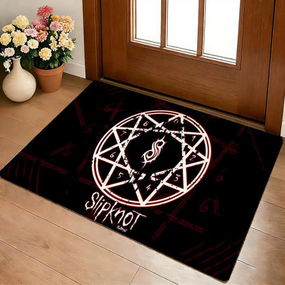 Band S-slipknot-S Classic Popular Long Floor Mat Cozy Flannel Soft Thick Non-Slip Mat For Living Room Bedroom Kitchen Decor Rugs