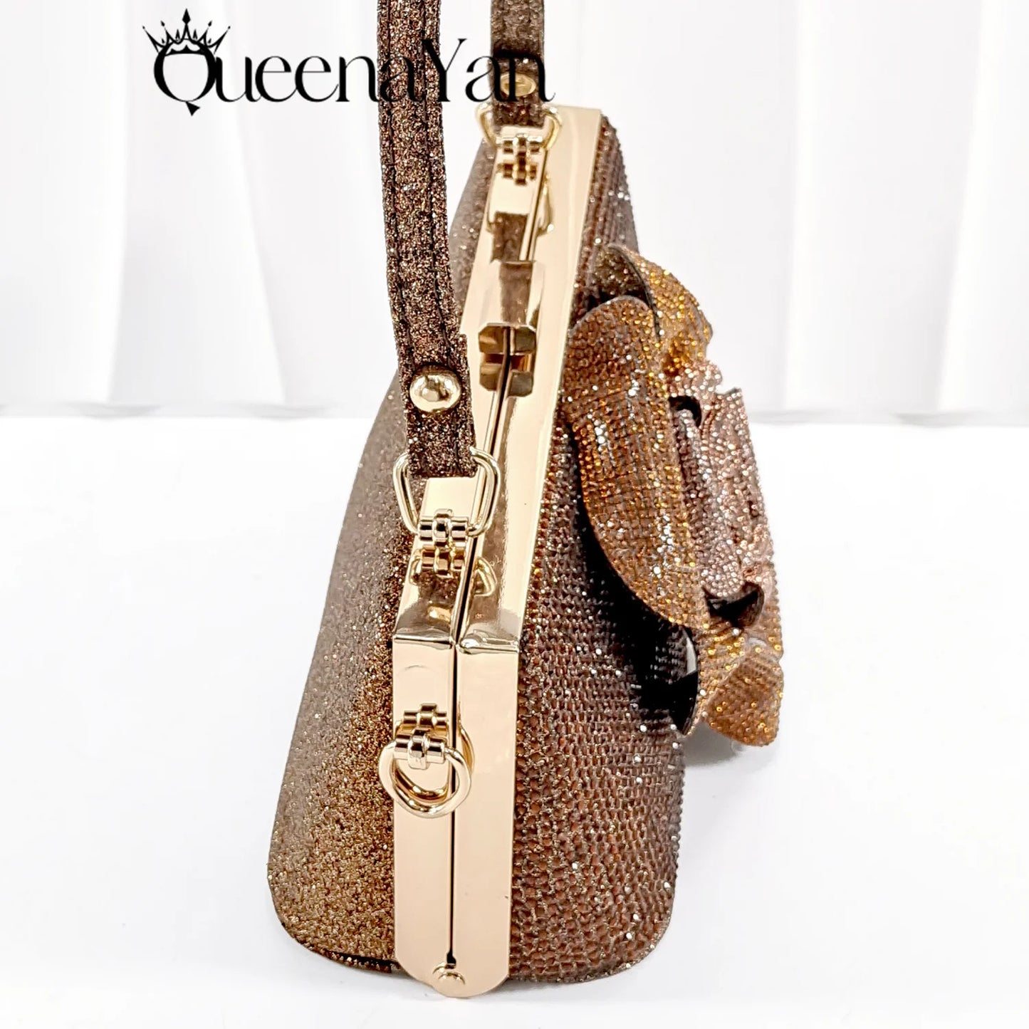 2025 Large Flower Design Shoes & Bag Nigerian Coffee Color Women's Stiletto Shoes For Special Good Time INS Style