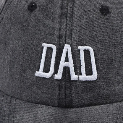 DAD MOM Embroidered Baseball Hat Men's and Women's Retro Vintage Fashion Outdoor Couple Hat Hip Hop Hat