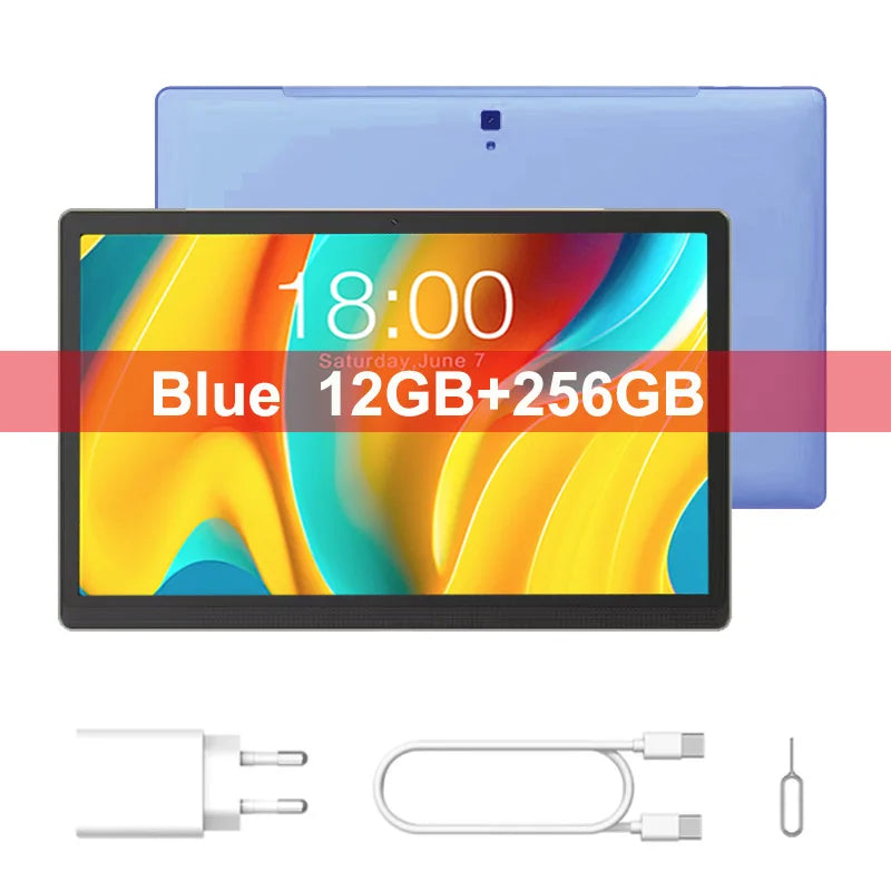 Global Version Real 14.1 inch Large Screen Tablet 256GB ROM Android 14 4G LTE 5G WiFi Tablets 14inch Планшет Laptop PAD 태블릿