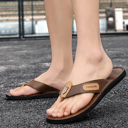 Hot-selling Summer Slippers for Men Soft Sole Slides New Arrival Male Flip Flops Leisure Walk Men's Casual Sandals New Half Drag