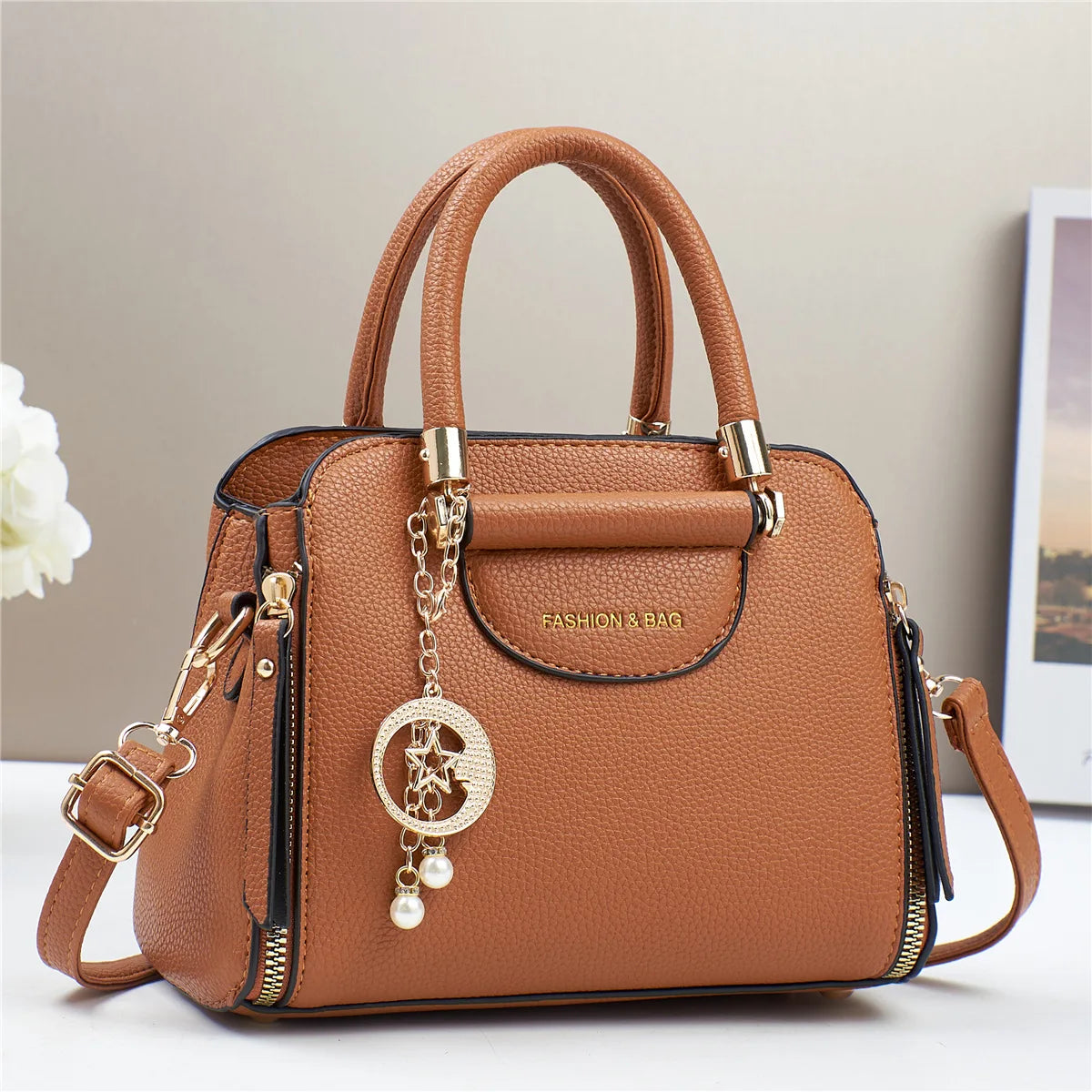 New Soft Leather Luxury Handbags Women's Bags Designer 3 Layer Shoulder Crossbody Sac Ladies Large Capacity Shopping Tote Bags