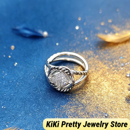 2026 New Fashion Elegant Luxury Jewelry Couple Set Rings Minimalist Everyday Wear & Party Jewelry