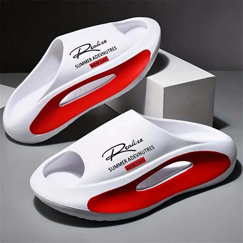 Men's Slippers EVA Non-slip Slides Fashion Slippers Comfortable Men's Slides Summer Casual Sandals Outdoor Indoor Shoes Big Size