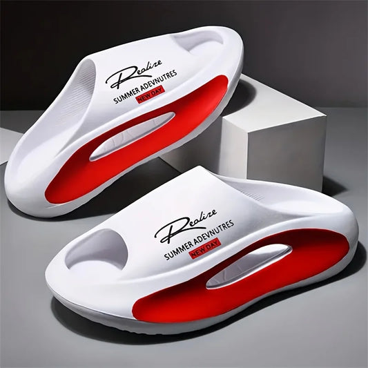 Men's Slippers EVA Non-slip Slides Fashion Slippers Comfortable Men's Slides Summer Casual Sandals Outdoor Indoor Shoes Big Size