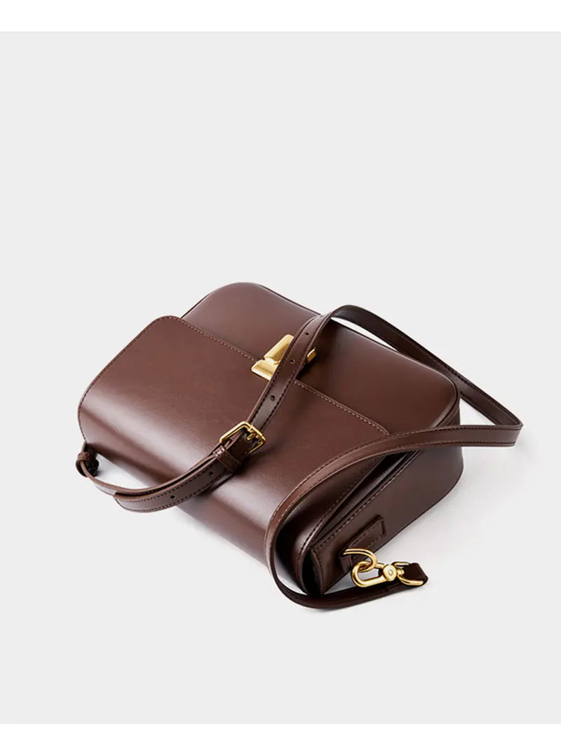 Luxury Genuine Leather Women Bag 2025 New Women's Shoulder Bag High Quality Cowhide Square Crossbody Bags Designer Handbags